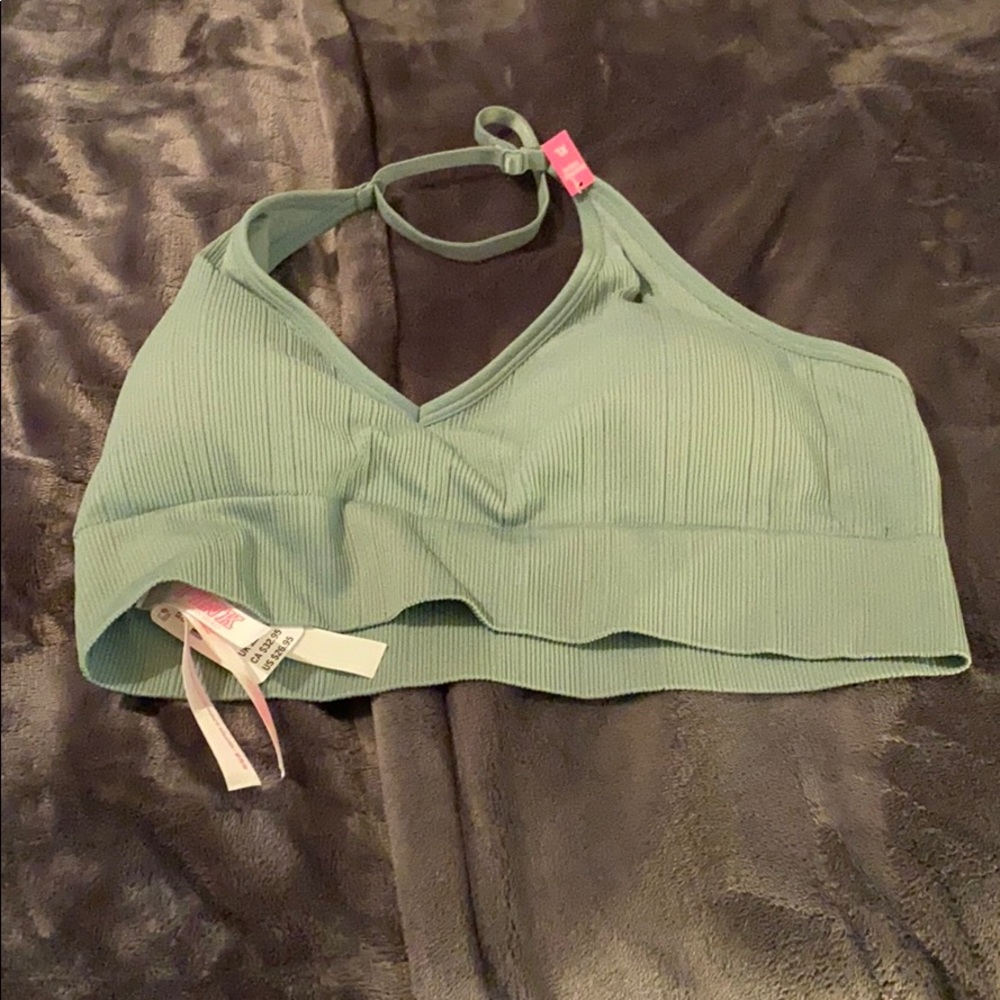 Halter top Bra Sage Green